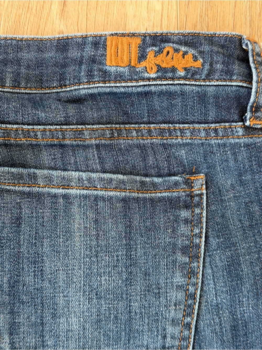KUT from the Kloth Women’s Size 14 Capri Cuffed Jeans Blue Denim - Picture 5 of 8